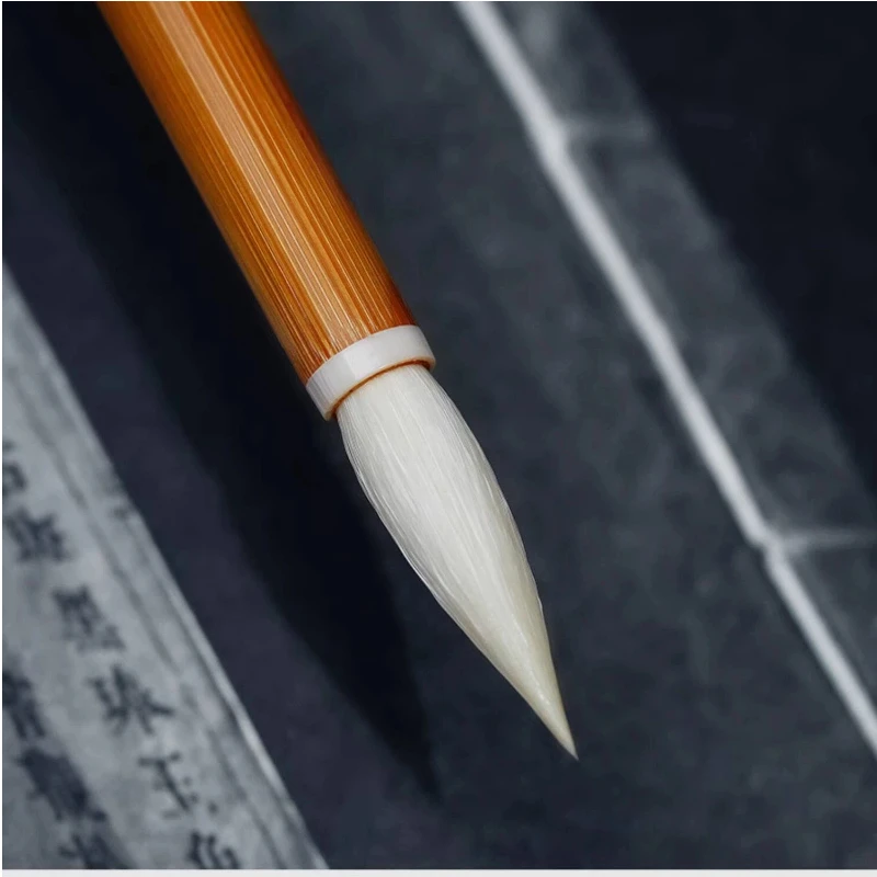 Woolen Hair Calligraphy Brush Ouyang Style Regular Script Brush Seal Running Script Brush Chinese Painting Landscape Paint Brush
Woolen Hair Calligraphy Brush Ouyang Style Regular Script Brush Seal Running Script Brush Chinese Painting Landscape Paint Brush