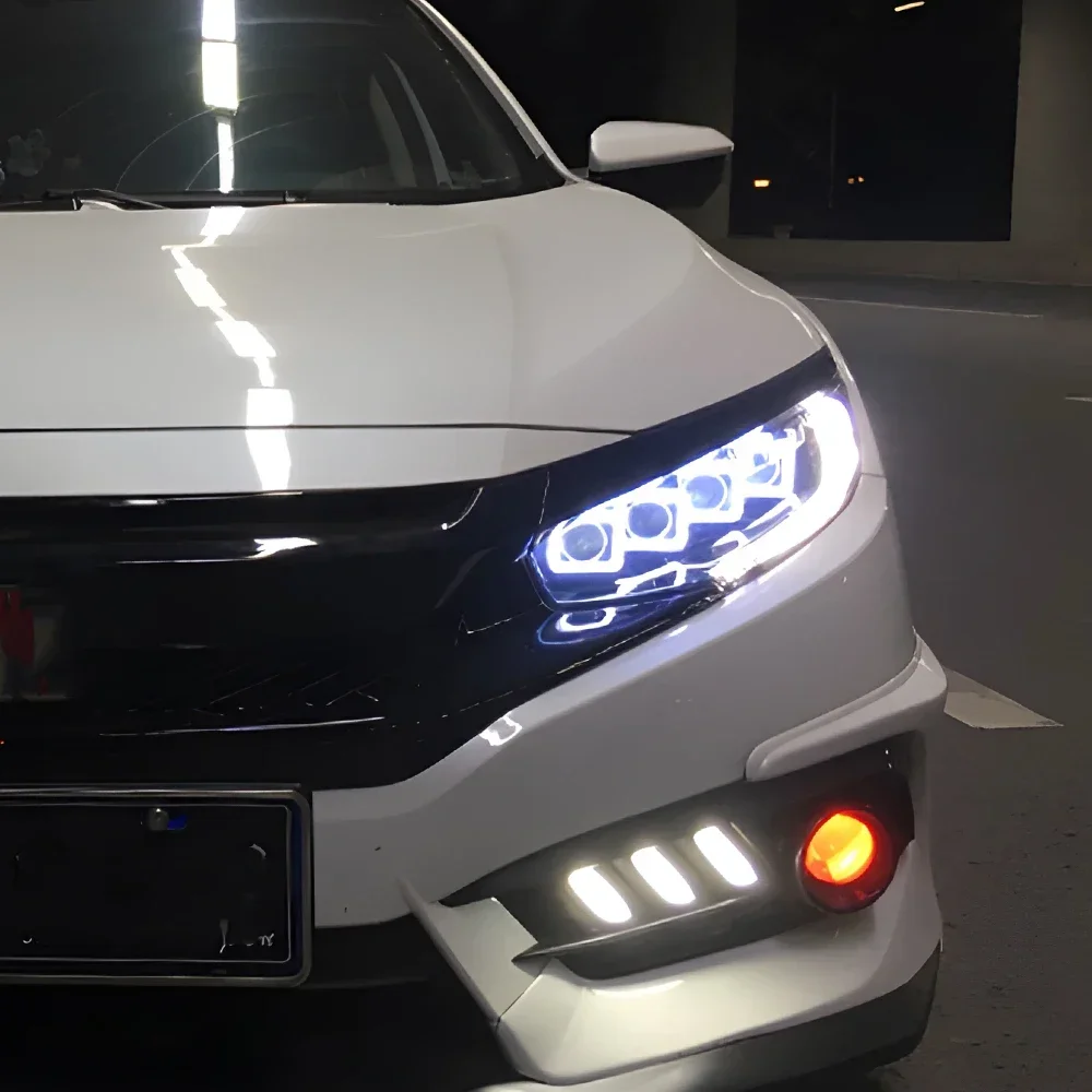 Передние фары автомобиля для Honda Civic X 10th 2016-2021, светодиодные автомобильные фары в сборе, обновление, аксессуары для линз проектора в стиле Bugatti
Передние фары автомобиля для Honda Civic X 10th 2016-2021, светодиодные автомобильные фары в сборе, обновление, аксессуары для линз проектора в стиле Bugatti