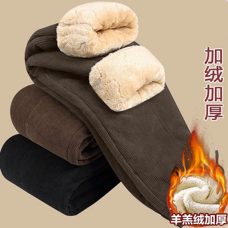 2024 Autumn and Winter New Fashion Sports With Fleece Thickened Warm Corduroy Trousers Men's Casual Loose High-Quality Trousers
2024 Autumn and Winter New Fashion Sports With Fleece Thickened Warm Corduroy Trousers Men's Casual Loose High-Quality Trousers