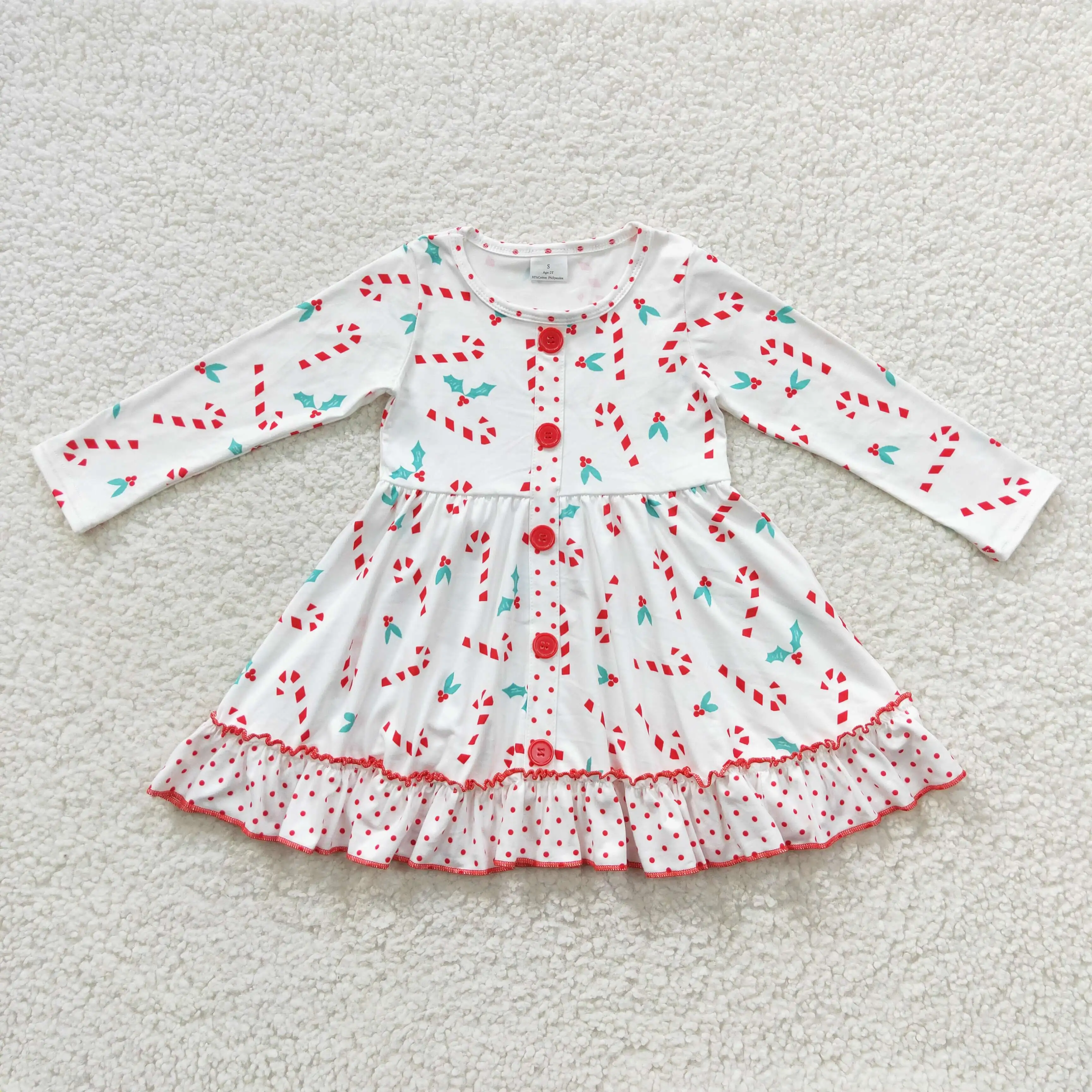 GLD0268 Girl Christmas Dress Long Sleeve Milk Silk White Winter Kids Boutique Clothes
GLD0268 Girl Christmas Dress Long Sleeve Milk Silk White Winter Kids Boutique Clothes