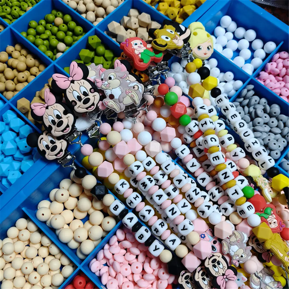 1PC Personalized Name simba winnie Marie cat dumbo Miss Bunny Silicone Beads Stitch Pacifier Clips Chains Holder Teething chain
1PC Personalized Name simba winnie Marie cat dumbo Miss Bunny Silicone Beads Stitch Pacifier Clips Chains Holder Teething chain