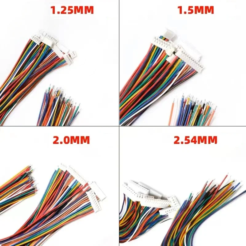 10Pcs/lot 1.25 1.5 2.0 2.54 JST/ZH/PH/XH 1.25MM 1.5MM 2.0MM 2.54MM Female Plug Connector With Wire 2/3/4/5/6/7/8/10P/12 Pin
10Pcs/lot 1.25 1.5 2.0 2.54 JST/ZH/PH/XH 1.25MM 1.5MM 2.0MM 2.54MM Female Plug Connector With Wire 2/3/4/5/6/7/8/10P/12 Pin