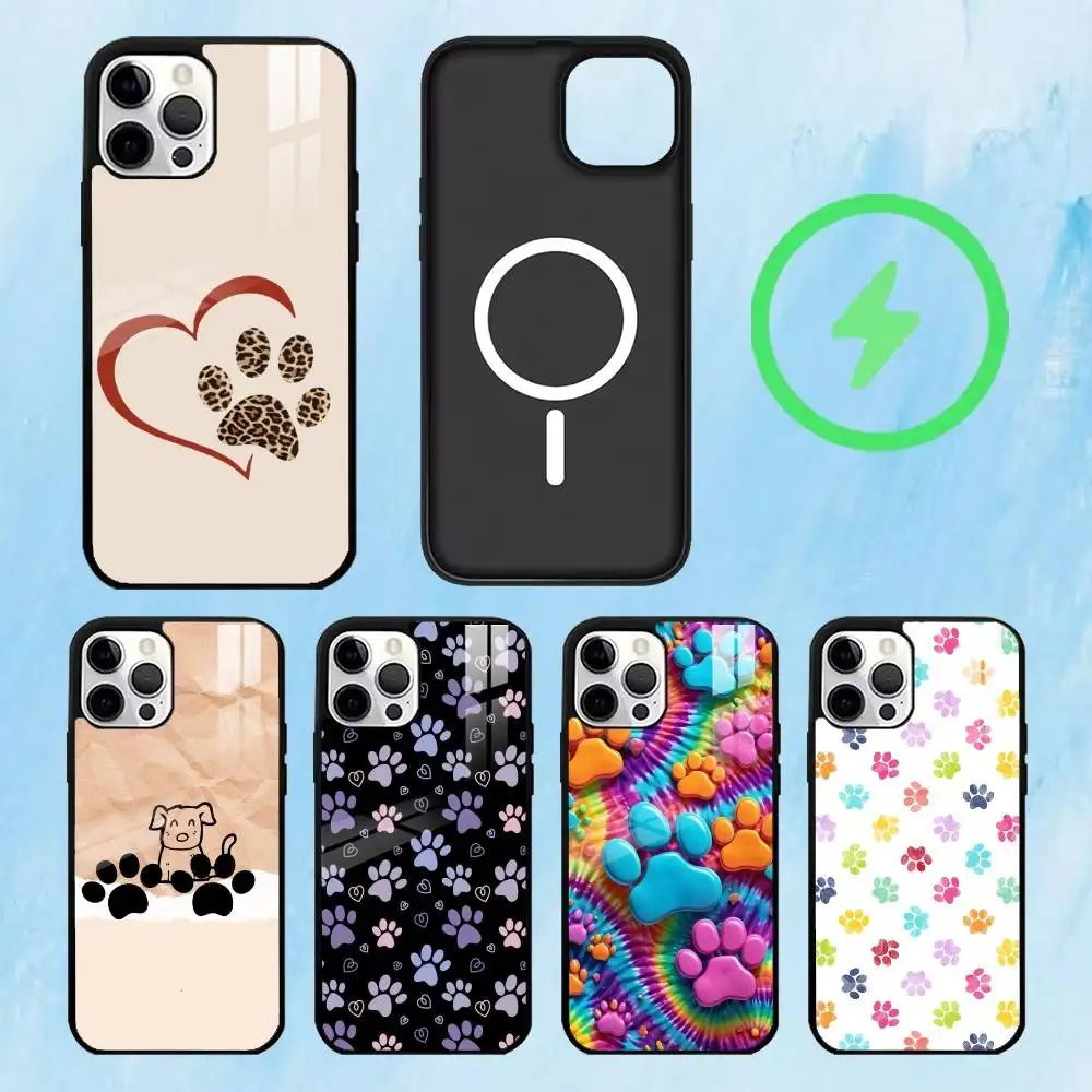 D-Dog Foot Paw Colorful Pattern Phone Case For iPhone17,16,15,14,13,12,11 Plus,Pro Max Magnetic For Magsafe Wireless Charging
D-Dog Foot Paw Colorful Pattern Phone Case For iPhone17,16,15,14,13,12,11 Plus,Pro Max Magnetic For Magsafe Wireless Charging