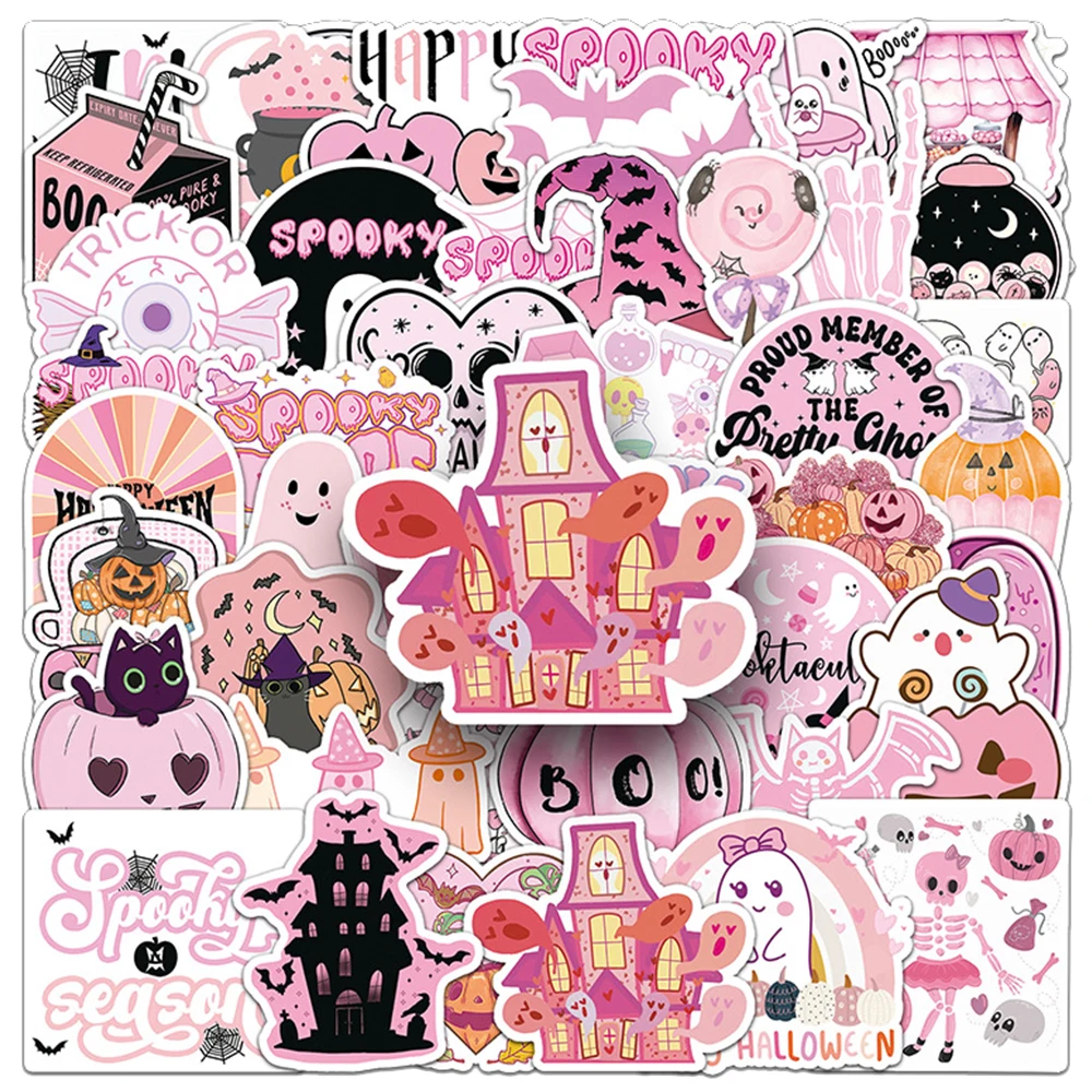 10/30/50pcs Cartoon Pink Halloween Cute Stickers Pumpkin Decoration Decals Toy DIY Luggage Laptop Guitar Fun Classic Kid Sticker
10/30/50pcs Cartoon Pink Halloween Cute Stickers Pumpkin Decoration Decals Toy DIY Luggage Laptop Guitar Fun Classic Kid Sticker