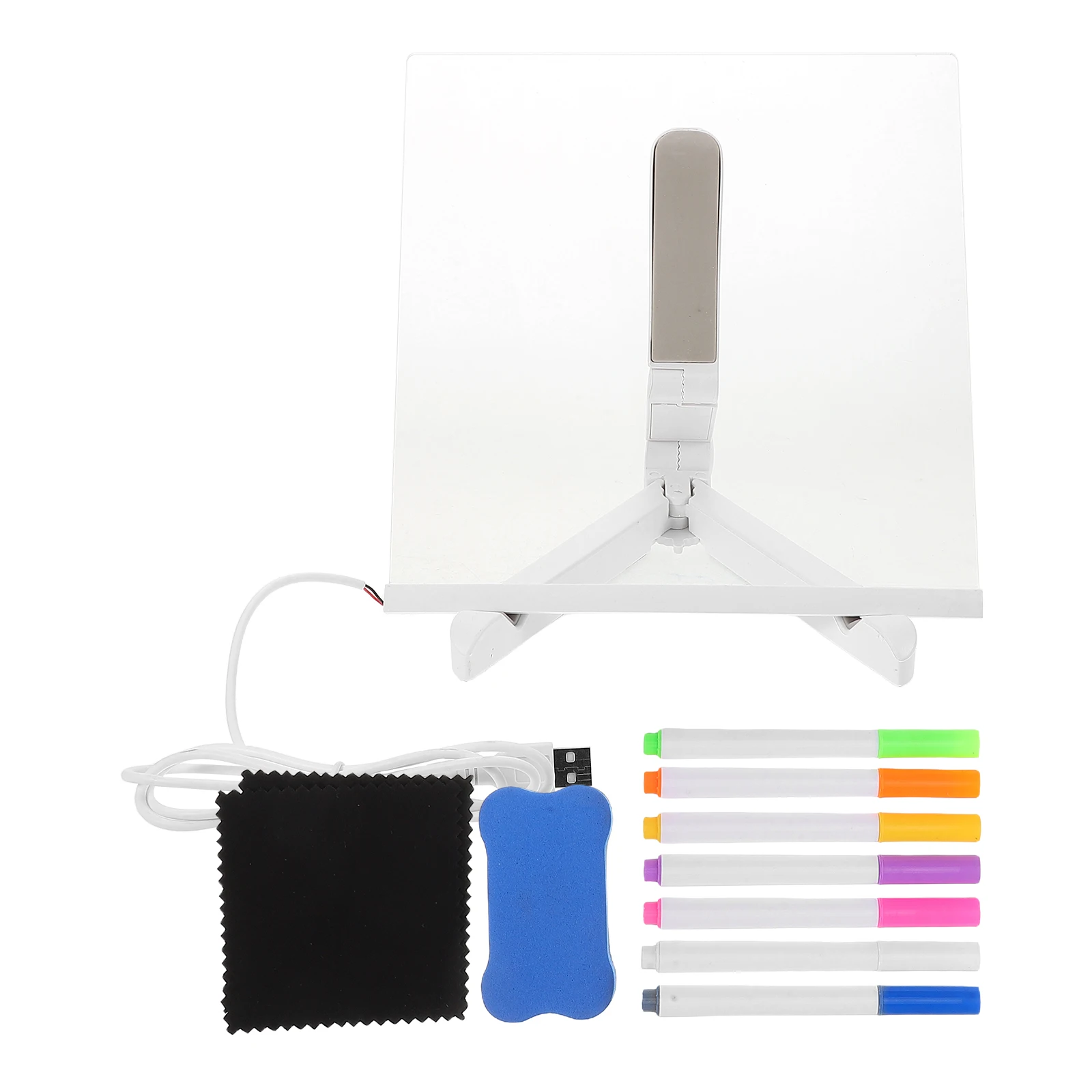 LED Colored Acrylic Message with Adjustable Stand 7 Pens Led Light Up Acrylic Message Board Fun Engaging Drawing Board for Notes
LED Colored Acrylic Message with Adjustable Stand 7 Pens Led Light Up Acrylic Message Board Fun Engaging Drawing Board for Notes