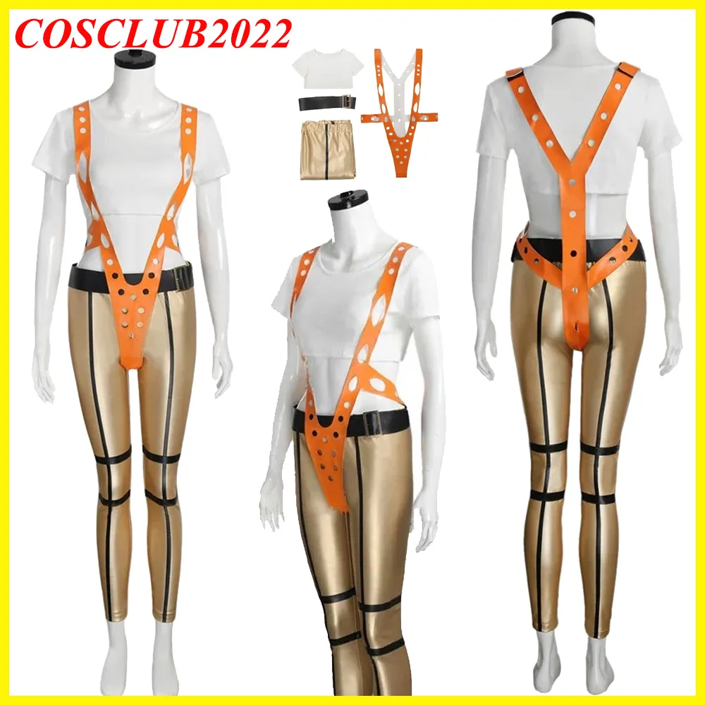 Disguise Leeloo Cosplay Costume Shirt Pants Back Strap Belt Fifth Movie Roleplay Element Clothing Women Set Halloween Party Suit
Disguise Leeloo Cosplay Costume Shirt Pants Back Strap Belt Fifth Movie Roleplay Element Clothing Women Set Halloween Party Suit