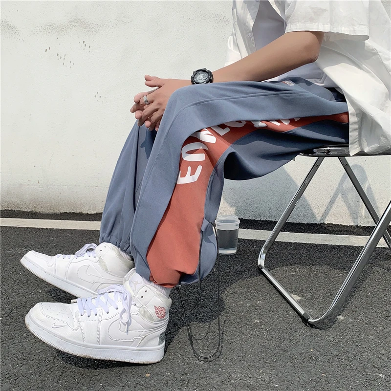 Summer Men's Loose Casual Pants Workwear Trousers Color Blo Colion Design Sensation Korean Version Long Pants
Summer Men's Loose Casual Pants Workwear Trousers Color Blo Colion Design Sensation Korean Version Long Pants