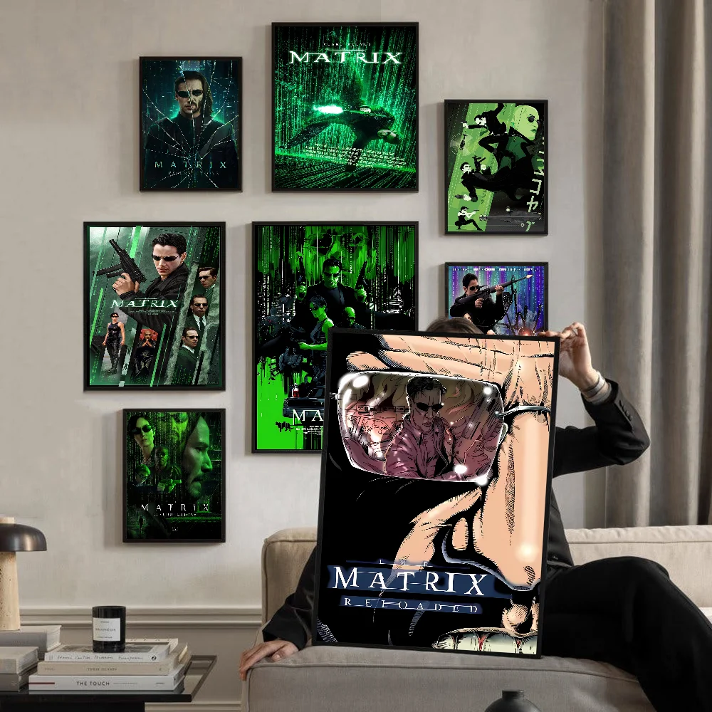 Classic American Movie The Matrix Resurrections Anime Posters Sticky Waterproof Paper Sticker Coffee House Bar Kawaii Room Decor
Classic American Movie The Matrix Resurrections Anime Posters Sticky Waterproof Paper Sticker Coffee House Bar Kawaii Room Decor