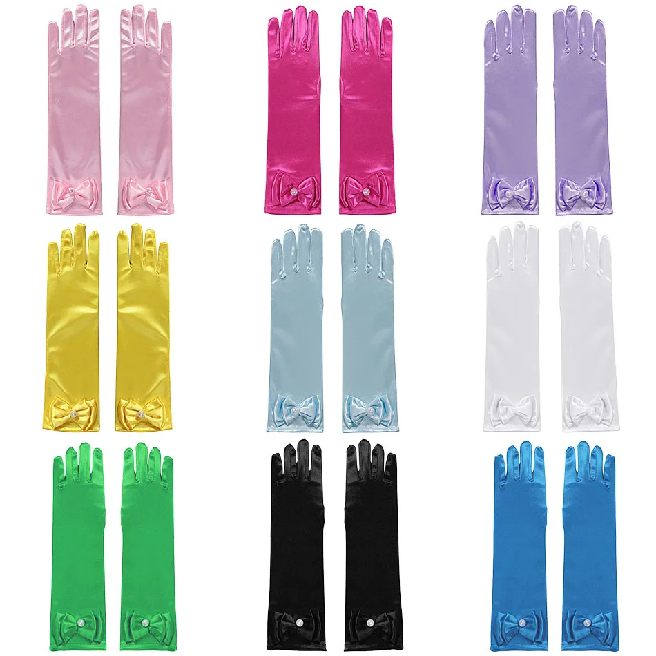 Little Girls Satin Gloves Bowknot Gloves Princess Gloves for Kids Party Wedding Formal Pageant Toddler Dress Up Gloves
Little Girls Satin Gloves Bowknot Gloves Princess Gloves for Kids Party Wedding Formal Pageant Toddler Dress Up Gloves