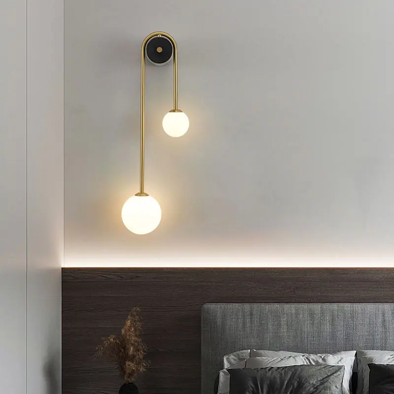 Modern Real Copper Led Wall Lamp Nordic Bedroom Living Room Bedside Mirror Wall Light Sconce Fixture Home Decor Black Glass Ball
Modern Real Copper Led Wall Lamp Nordic Bedroom Living Room Bedside Mirror Wall Light Sconce Fixture Home Decor Black Glass Ball