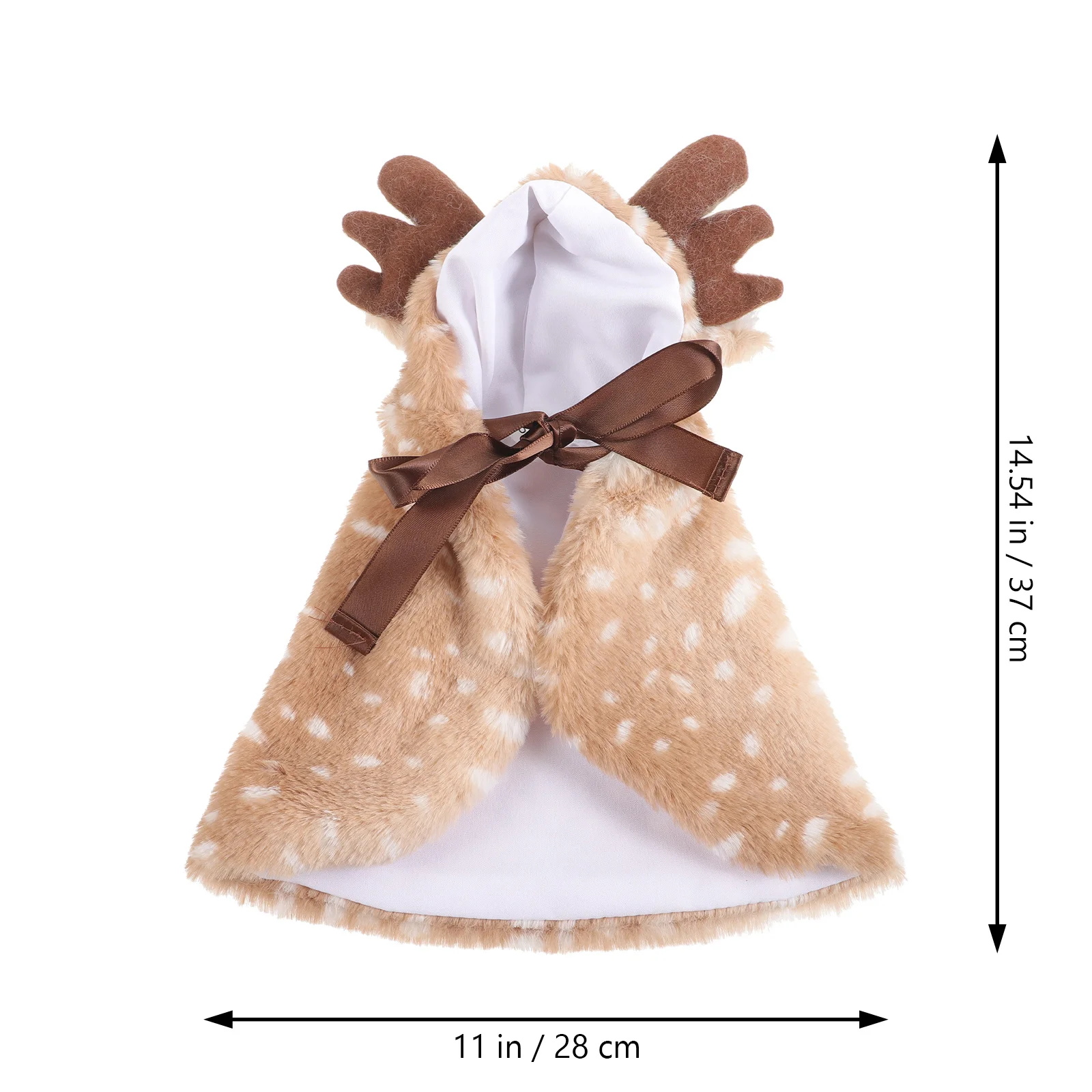 Adjustable Pet Costume Elk Cloak Cat Cape Warm Comfortable Outdoor Party Decorative Reusable Adorable
Adjustable Pet Costume Elk Cloak Cat Cape Warm Comfortable Outdoor Party Decorative Reusable Adorable
