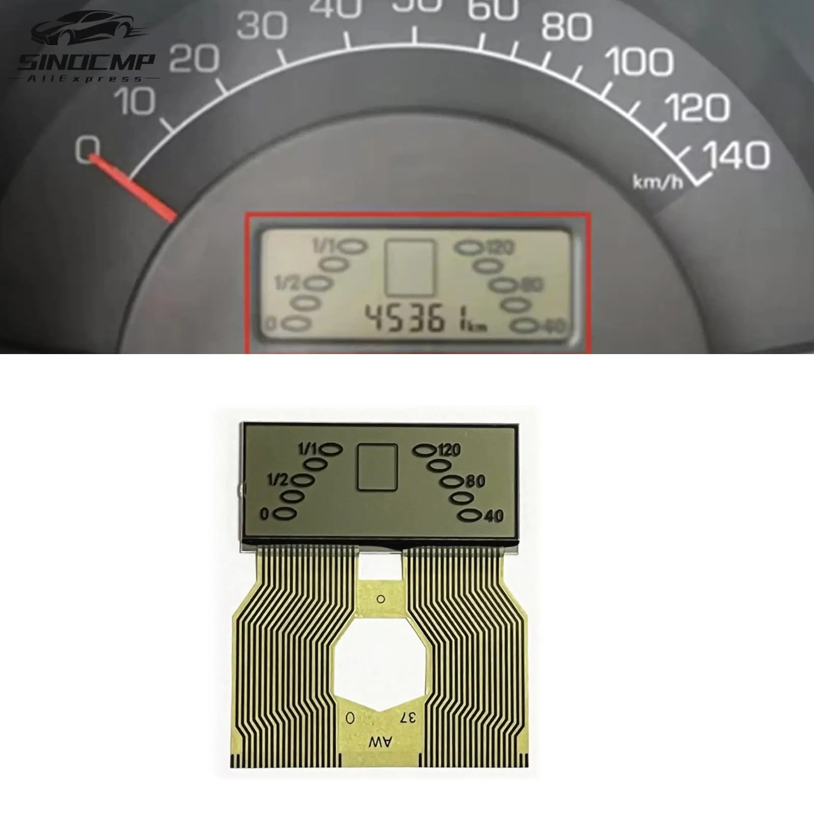 Dashboard LCD Display Screen 110008872002 110008872003 110008872005 For Smart Fortwo 450 1998-2007 Instrument Cluster Screen
Dashboard LCD Display Screen 110008872002 110008872003 110008872005 For Smart Fortwo 450 1998-2007 Instrument Cluster Screen