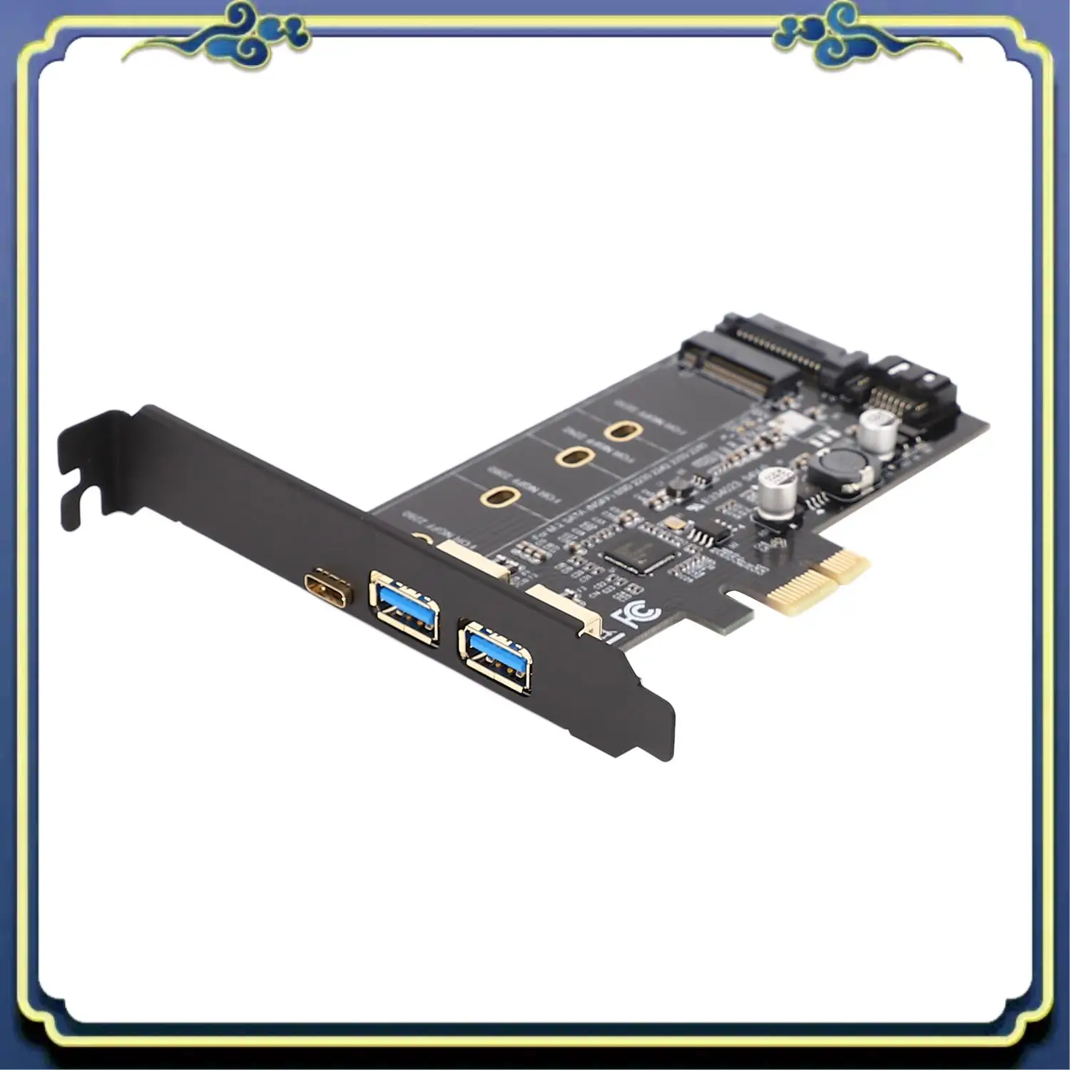 Портативный двойной адаптер USB3.0 и Type-C M.2 Pcie M2 SSD SATA B Key to PCI-E Controller Converter Riser Card для 2280 2260 2242 223
Портативный двойной адаптер USB3.0 и Type-C M.2 Pcie M2 SSD SATA B Key to PCI-E Controller Converter Riser Card для 2280 2260 2242 223