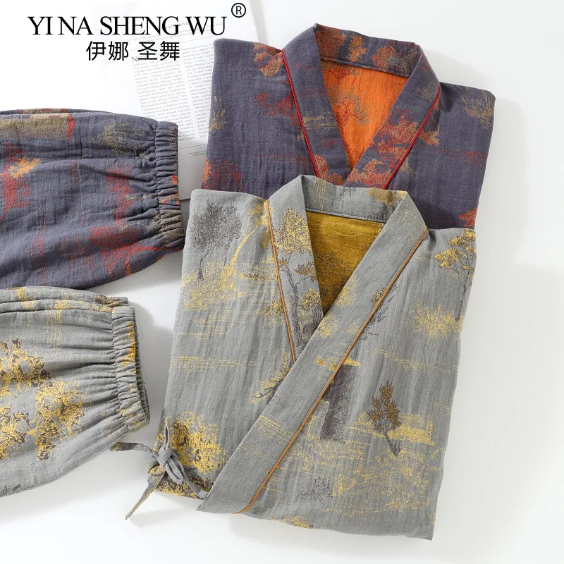 Мужская комнатная одежда, хлопковое кимоно, пижамы, весенние халаты с жаккардовым принтом, домашняя одежда, дышащий халат средней длины большого размера
Мужская комнатная одежда, хлопковое кимоно, пижамы, весенние халаты с жаккардовым принтом, домашняя одежда, дышащий халат средней длины большого размера