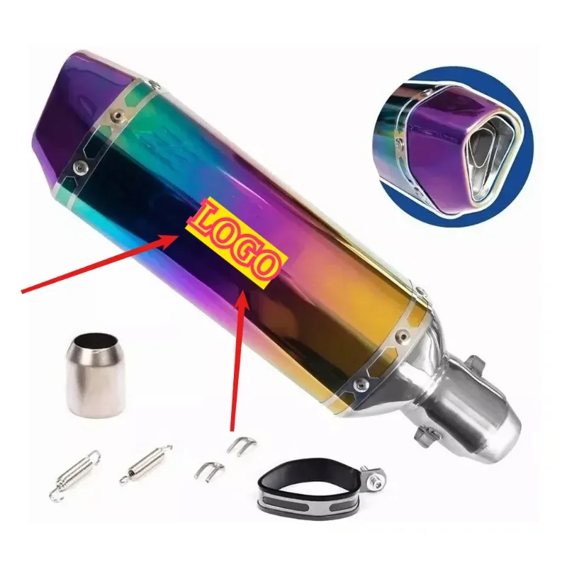 DONGTING Motorcycle Exhaust Modified Muffler Pipe Moto Escape Scooter Pit Bike Dirt Motocross for Nmax Tmax530 Msx125
DONGTING Motorcycle Exhaust Modified Muffler Pipe Moto Escape Scooter Pit Bike Dirt Motocross for Nmax Tmax530 Msx125