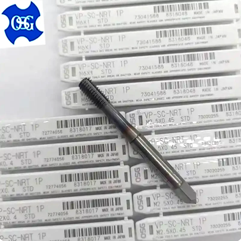 Japan OSG CPM V Coating Roll Forming Tap VP-NRT M1 M1.2 M1.4 M2 M2.5 M3 M4 M5 M6 M8 M10 M12 Machine Screw Thread Taps
Japan OSG CPM V Coating Roll Forming Tap VP-NRT M1 M1.2 M1.4 M2 M2.5 M3 M4 M5 M6 M8 M10 M12 Machine Screw Thread Taps