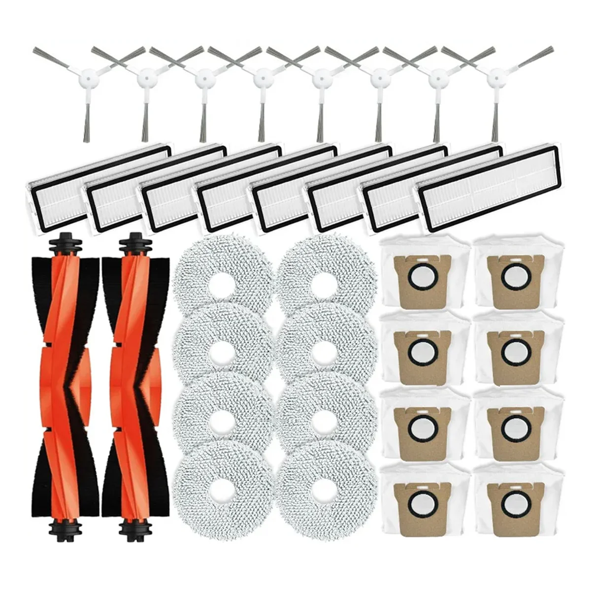 For Omni 2 C102CN, B101CN, B116CN, X10+ Spare Parts Accessories Main Side Brush Hepa Filter Mop Dust Bags
For Omni 2 C102CN, B101CN, B116CN, X10+ Spare Parts Accessories Main Side Brush Hepa Filter Mop Dust Bags