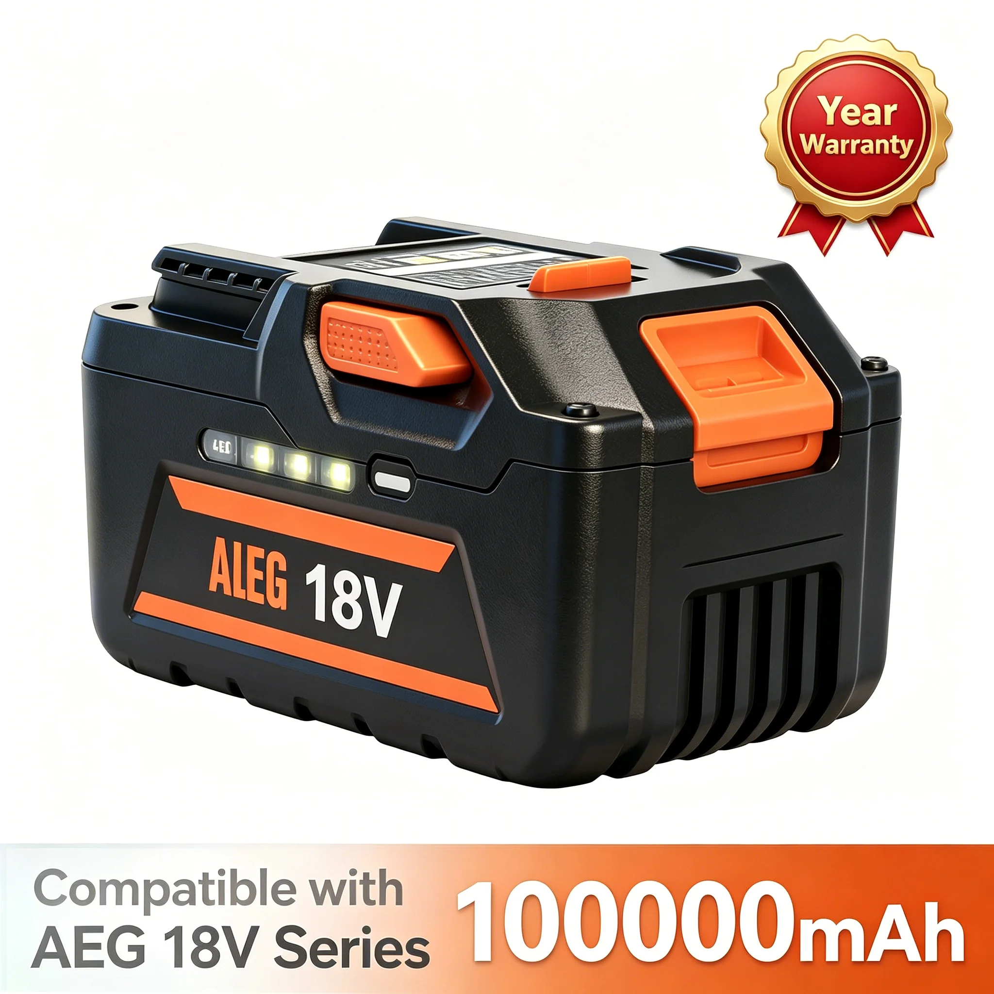 For AEG 18V10000mAh-21700 Lithium-Ion Battery For RIDGID R840087 R840085 L1815R L1850R L1830R R840083 Series Cordless Power Tool
For AEG 18V10000mAh-21700 Lithium-Ion Battery For RIDGID R840087 R840085 L1815R L1850R L1830R R840083 Series Cordless Power Tool