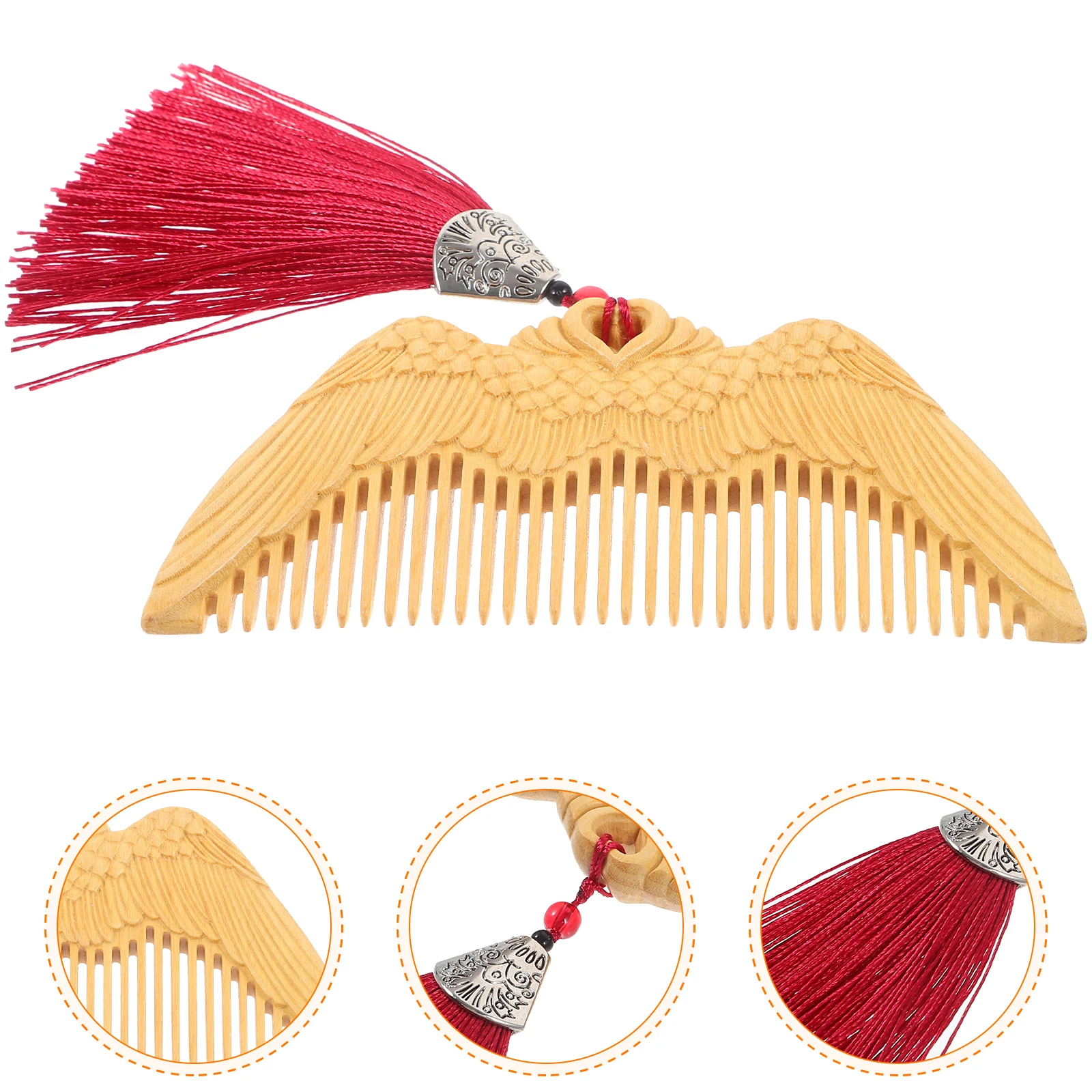 Wooden Portable Fine Tooth For Women Anti-Static Hair Care Tool Smooth Surface Rounded Teeth Wood Massage Comb
Wooden Portable Fine Tooth For Women Anti-Static Hair Care Tool Smooth Surface Rounded Teeth Wood Massage Comb