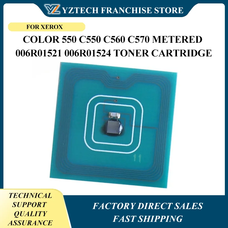20pcs Chip 006R01523 006R01522 For Xerox Color 550 C550 C560 C570 Metered 006R01521 006R01524 Toner Cartridge
20pcs Chip 006R01523 006R01522 For Xerox Color 550 C550 C560 C570 Metered 006R01521 006R01524 Toner Cartridge