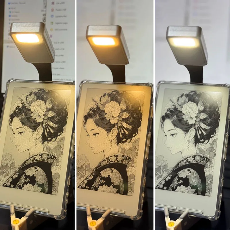 Reading Light Book Clip Lamp FOR XTEINK X4 Electronic Paper Book Reading Fill USB Eye Protection LED Light Rechargeable Portable
Reading Light Book Clip Lamp FOR XTEINK X4 Electronic Paper Book Reading Fill USB Eye Protection LED Light Rechargeable Portable