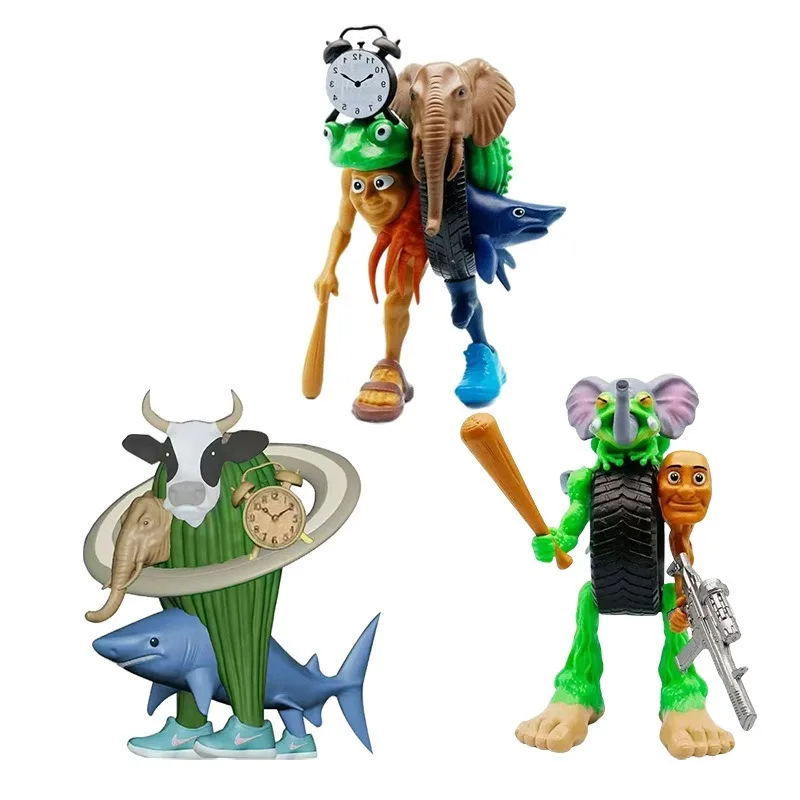 Whimsical Animal & Character Figurines Set – Quirky Banana Monkey, Shoe-Wearing Shark, Stickman Quirky Desktop Decor Model
Whimsical Animal & Character Figurines Set – Quirky Banana Monkey, Shoe-Wearing Shark, Stickman Quirky Desktop Decor Model