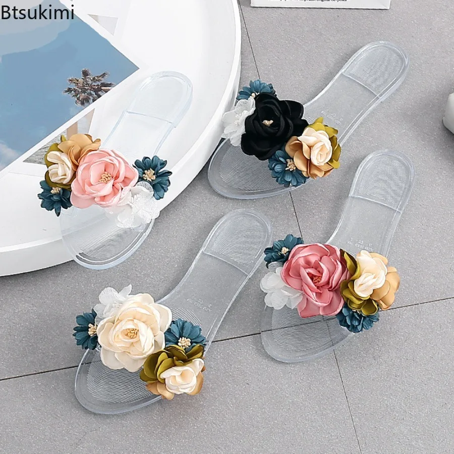 Women's Flower Flat Slippers New Summer Female Beach Shoes Fashion Open Toe Casual Slides Shoes for Women Outdoor Ladies Sandals
Women's Flower Flat Slippers New Summer Female Beach Shoes Fashion Open Toe Casual Slides Shoes for Women Outdoor Ladies Sandals
