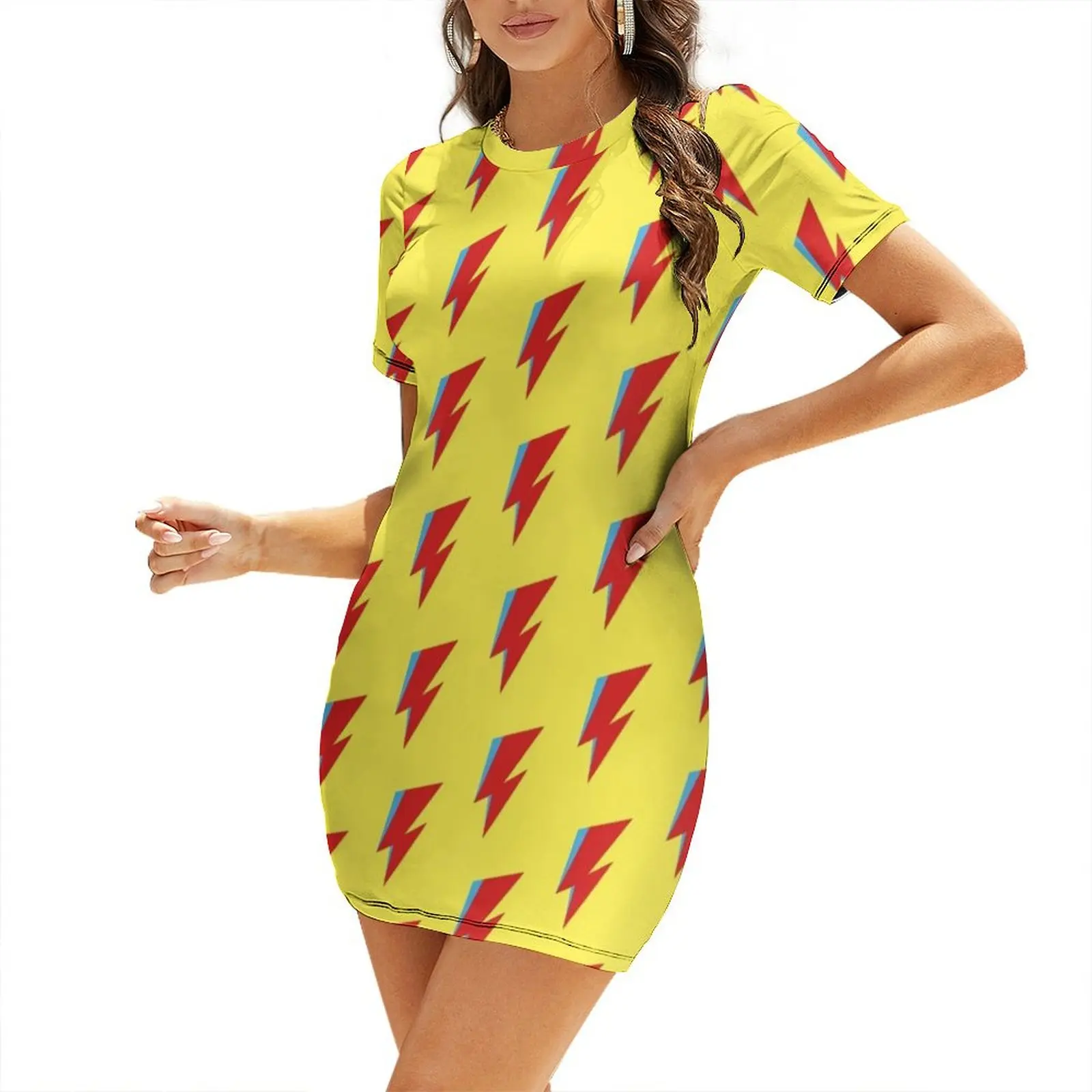 Starman Love Forever Short-Sleeved Dress long sleeve dresses Women's summer dress Dress
Starman Love Forever Short-Sleeved Dress long sleeve dresses Women's summer dress Dress