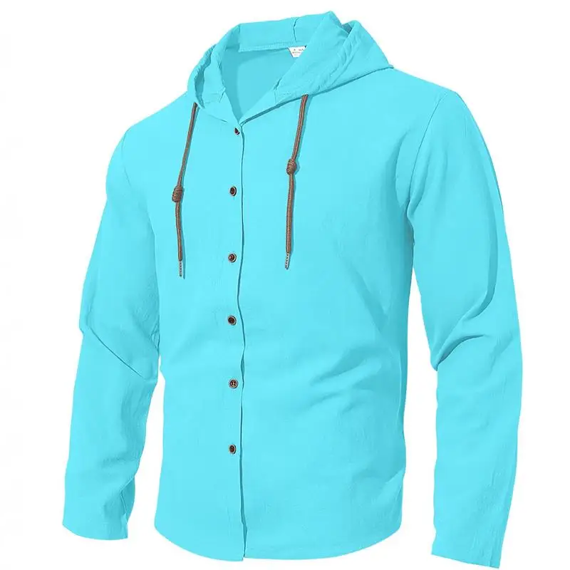 Hawaii Men's Casual Cotton Linen Long Sleeve Breathable Loose Fit Color Hooded Shirt Sporty Style round Neck Unbranded
Hawaii Men's Casual Cotton Linen Long Sleeve Breathable Loose Fit Color Hooded Shirt Sporty Style round Neck Unbranded