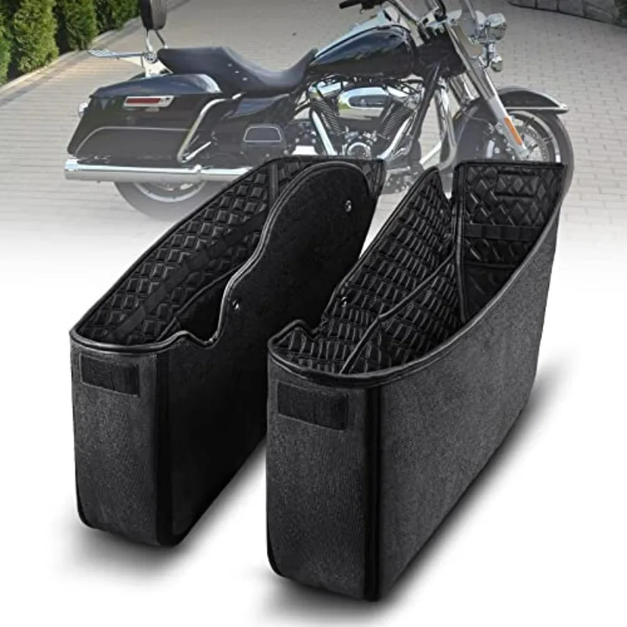 Motorcycle Saddlebag Liners Non-Stretched 2PCS Upgraded 4 Side Tool Pockets PU Leather Compatible with 2014-2022 Harley Davidso
Motorcycle Saddlebag Liners Non-Stretched 2PCS Upgraded 4 Side Tool Pockets PU Leather Compatible with 2014-2022 Harley Davidso