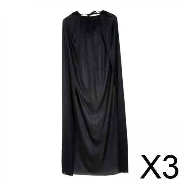 3 готических плаща на Хэллоуин, плащ волшебника 150 см, дьявольская накидка для женщин, карнавальный костюм для взрослых, унисекс
3 готических плаща на Хэллоуин, плащ волшебника 150 см, дьявольская накидка для женщин, карнавальный костюм для взрослых, унисекс