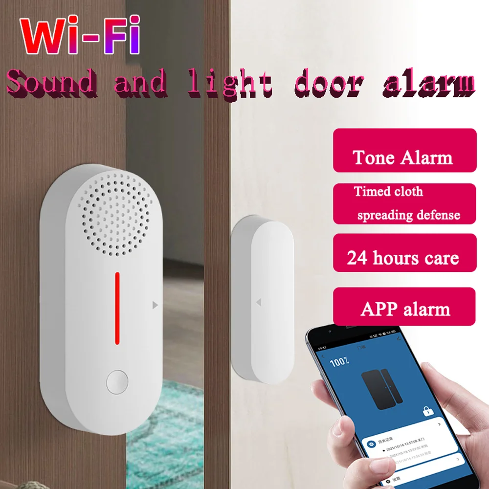 Дверная магнитная звуковая и световая дверная магнитная сигнализация Граффити WIFI Магнитный датчик двери Умная дверная магнитная охранная сигнализация
Дверная магнитная звуковая и световая дверная магнитная сигнализация Граффити WIFI Магнитный датчик двери Умная дверная магнитная охранная сигнализация
