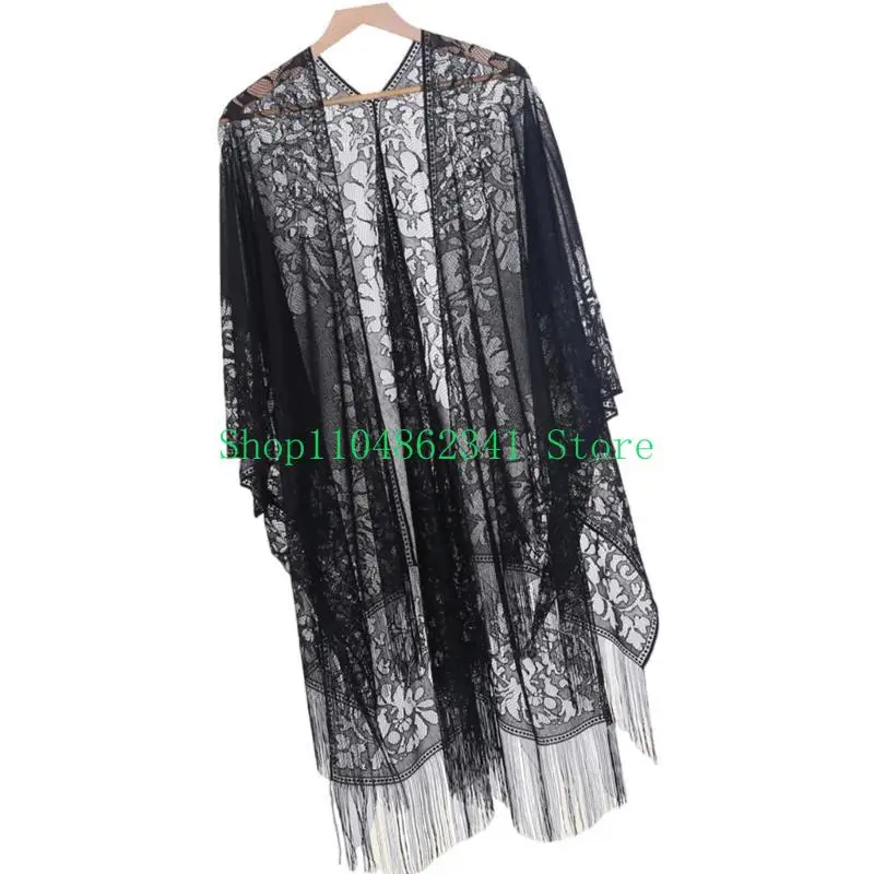 652F Beach Vacation Sunscreen Shawl for Women Travel & Evening Event Elegant Hollowed Out Embroidery Headscarf Shawl
652F Beach Vacation Sunscreen Shawl for Women Travel & Evening Event Elegant Hollowed Out Embroidery Headscarf Shawl