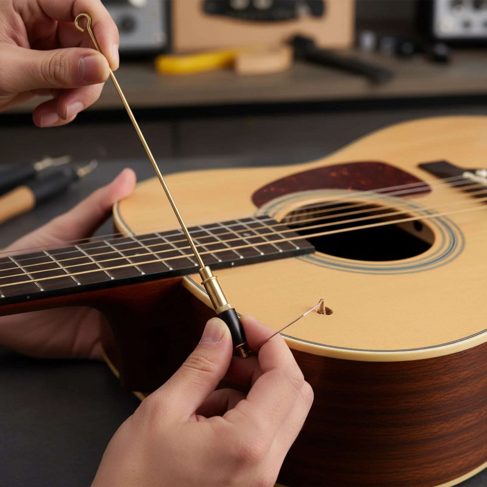 Copper Guitar Jack Installation Easy Repair Setup Tool for Acoustic Electric Guitars Pickup Socket Audio Interface Accessories
Copper Guitar Jack Installation Easy Repair Setup Tool for Acoustic Electric Guitars Pickup Socket Audio Interface Accessories