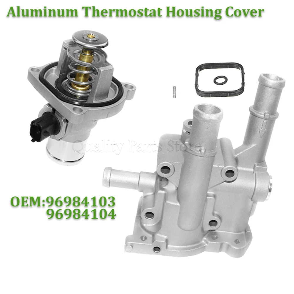 New Aluminum Thermostat Housing Cover 96984103 96817255 For Chevrolet Chevy Cruze Aveo Orlando For Opel Astra Zafira Signum Moka
New Aluminum Thermostat Housing Cover 96984103 96817255 For Chevrolet Chevy Cruze Aveo Orlando For Opel Astra Zafira Signum Moka