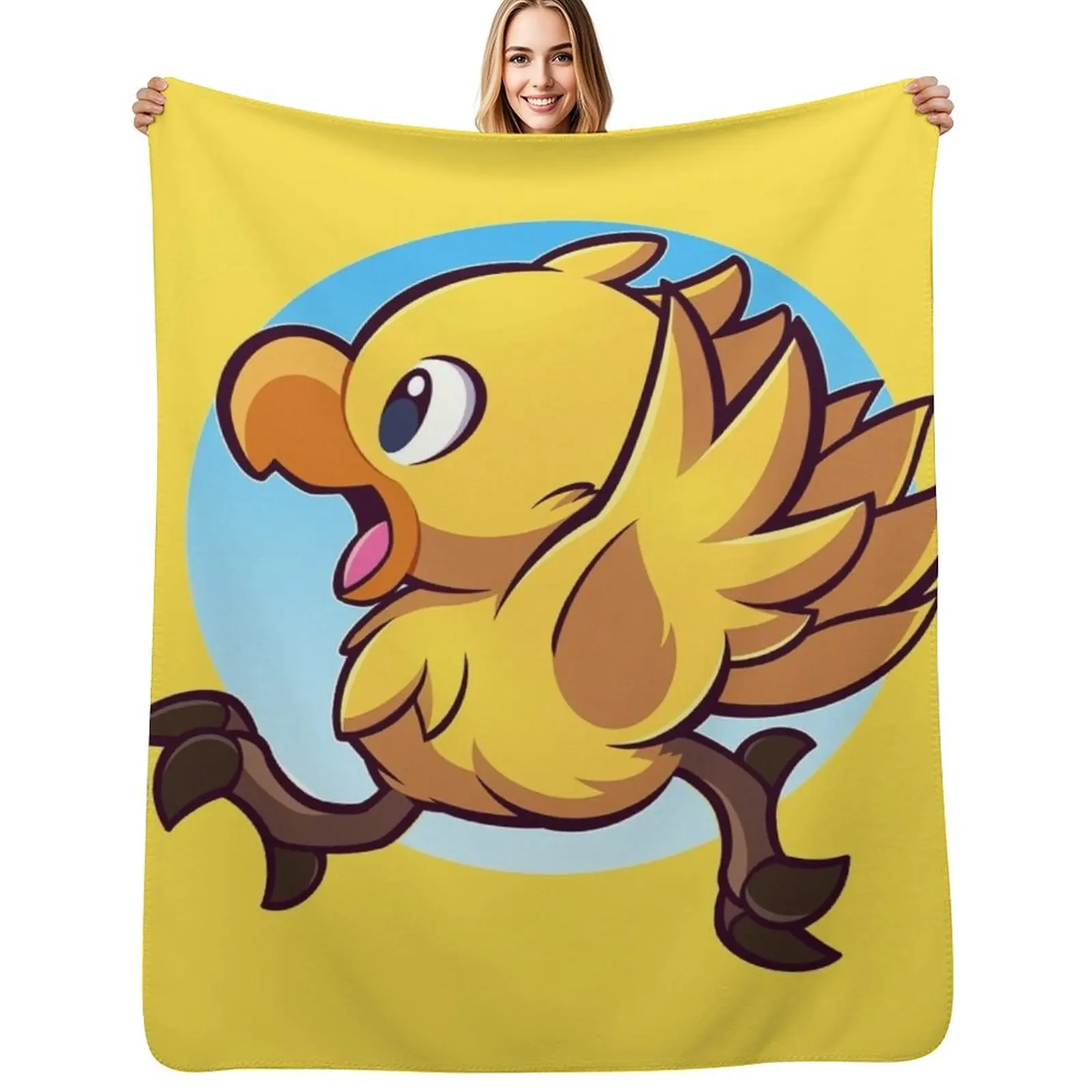 Chocobo Yellow Bird Adventure Throw Blanket Travel Size Cozy Blanket for Plane Train
Chocobo Yellow Bird Adventure Throw Blanket Travel Size Cozy Blanket for Plane Train