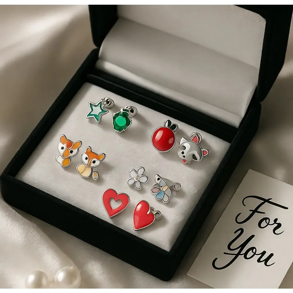 30 пар гипоаллергенных сережек-гвоздиков для чувствительных ушей, милые разнообразные модели для девочек, подростков и женщин
30 пар гипоаллергенных сережек-гвоздиков для чувствительных ушей, милые разнообразные модели для девочек, подростков и женщин