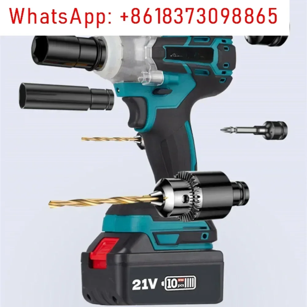 Cordless Electric Impact Wrench Brushless Electric Wrench Hand Drill Socket Power Tool For 21V Battery
Cordless Electric Impact Wrench Brushless Electric Wrench Hand Drill Socket Power Tool For 21V Battery