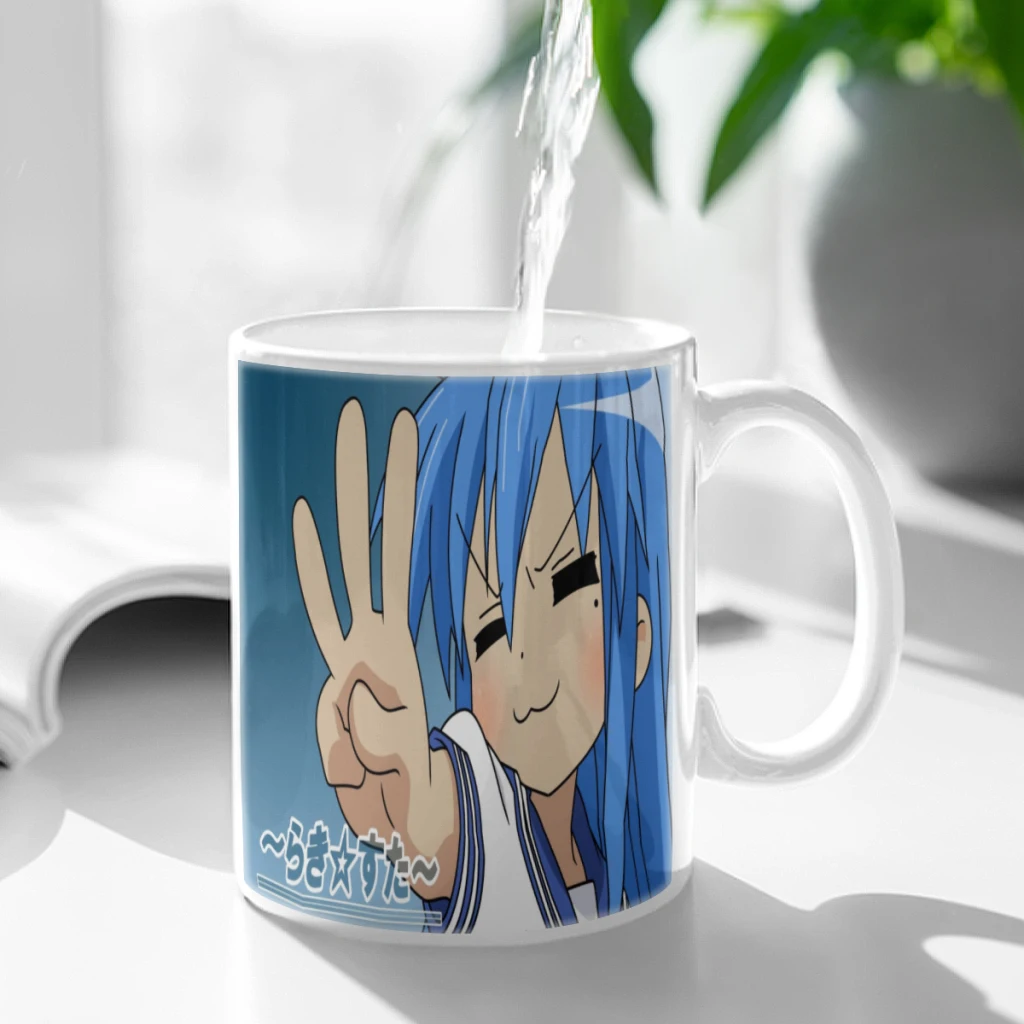 Lucky Star Izumi Konata Anime Ceramic Mug Cute Coffee Tea Milk Stave Mugs And Cups with Handle Novelty Gifts
Lucky Star Izumi Konata Anime Ceramic Mug Cute Coffee Tea Milk Stave Mugs And Cups with Handle Novelty Gifts