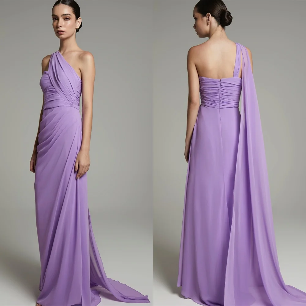 Customized Simple Purple Chiffon Evening Dress Elegant One Shoulder Sleeveless Homecoming Dresses Classic Special Occasion Gowns
Customized Simple Purple Chiffon Evening Dress Elegant One Shoulder Sleeveless Homecoming Dresses Classic Special Occasion Gowns