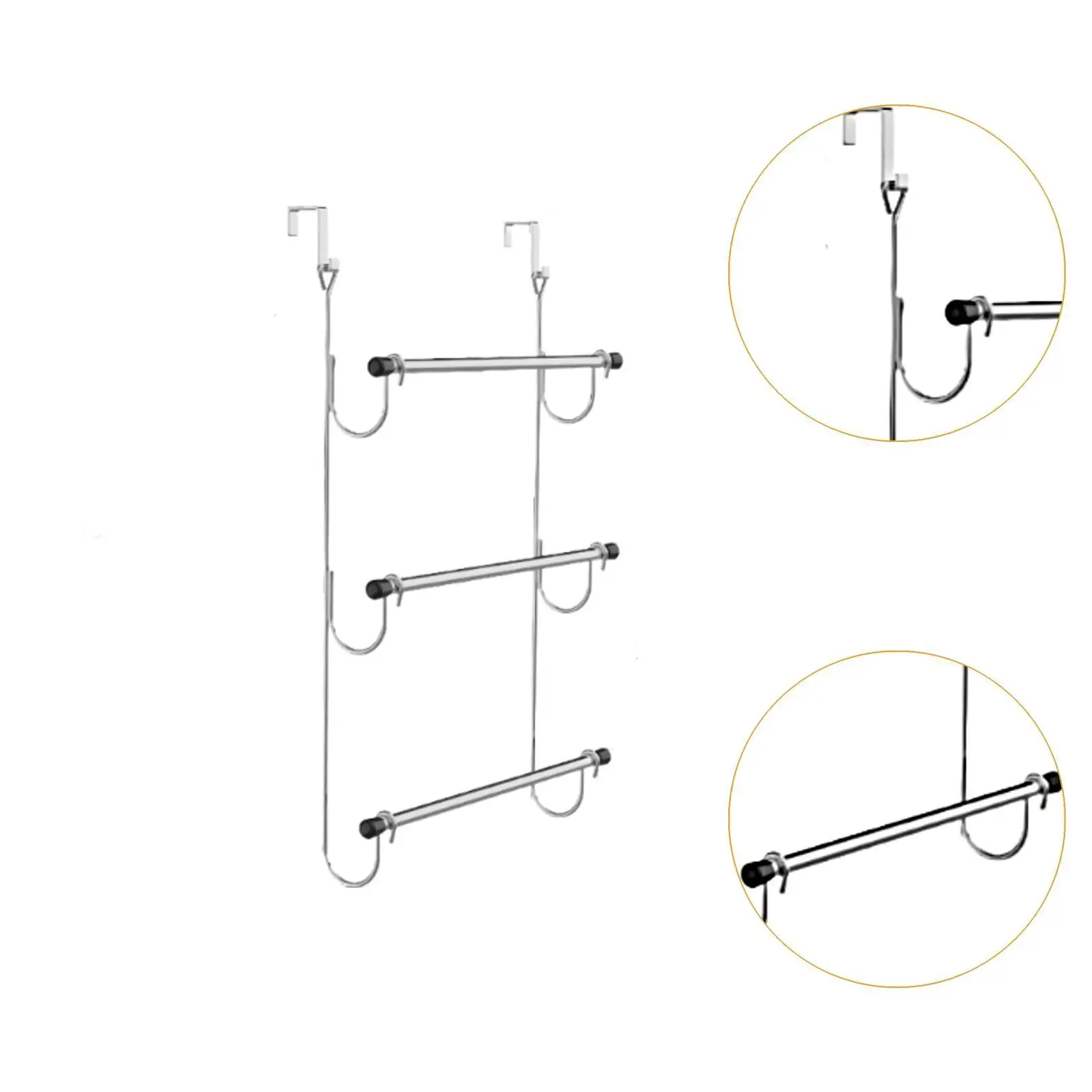 over the Door Towel Bar Triple Rack Bathroom Organizer Iron Non Drilling Hanger for Towels Bedroom Laundry Room
over the Door Towel Bar Triple Rack Bathroom Organizer Iron Non Drilling Hanger for Towels Bedroom Laundry Room