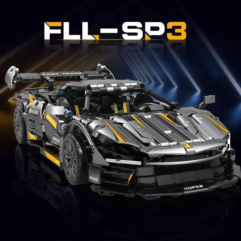 1:14 Technical SP3 Building Blocks Supercar Model Kit STEM Educational DIY Assembly Bricks Cars Toy for Kids Adults 1600+pcs
1:14 Technical SP3 Building Blocks Supercar Model Kit STEM Educational DIY Assembly Bricks Cars Toy for Kids Adults 1600+pcs