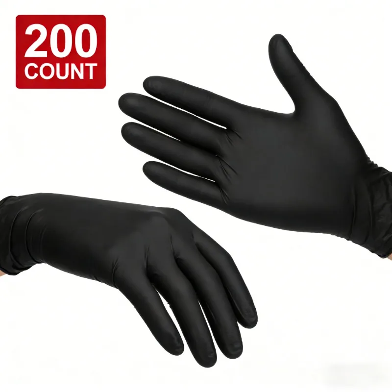 200PCS Black Disposable Nitrile Work Gloves Anti-Slip Touchscreen Puncture-Resistant All Gloves for Mechanics Auto Repair Safety
200PCS Black Disposable Nitrile Work Gloves Anti-Slip Touchscreen Puncture-Resistant All Gloves for Mechanics Auto Repair Safety