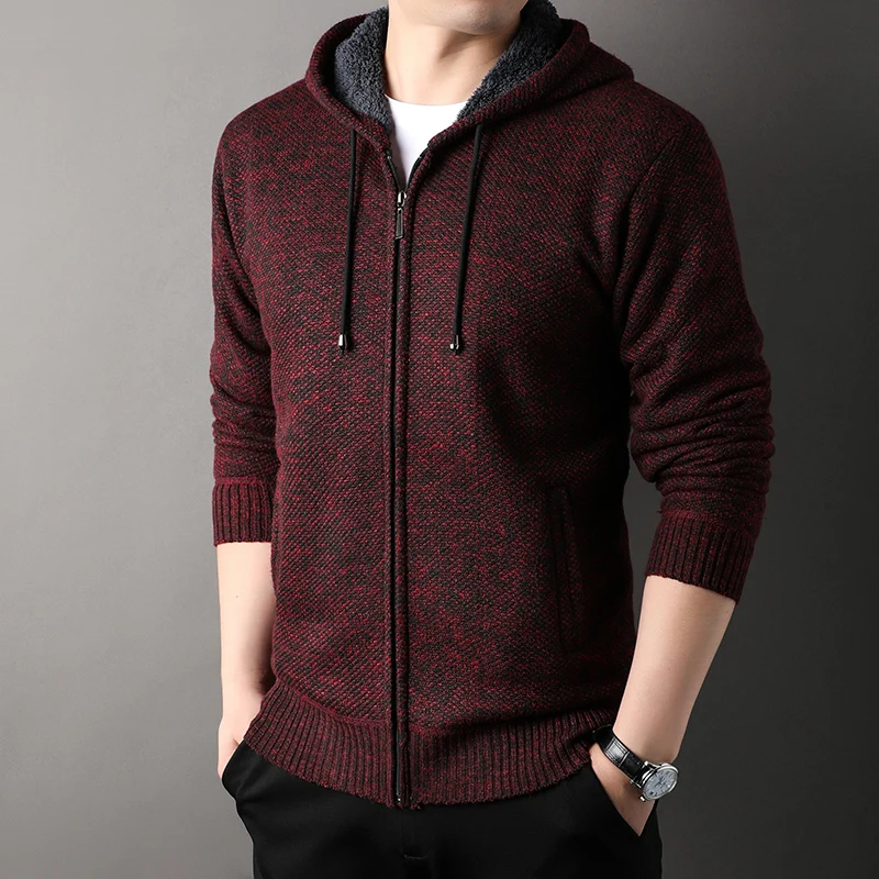 Men's wool Casual Knitwear Cardigan 2024 Winter Sweaters men thick Hooded sweater men Student youth Solid color sweaters autumn
Men's wool Casual Knitwear Cardigan 2024 Winter Sweaters men thick Hooded sweater men Student youth Solid color sweaters autumn