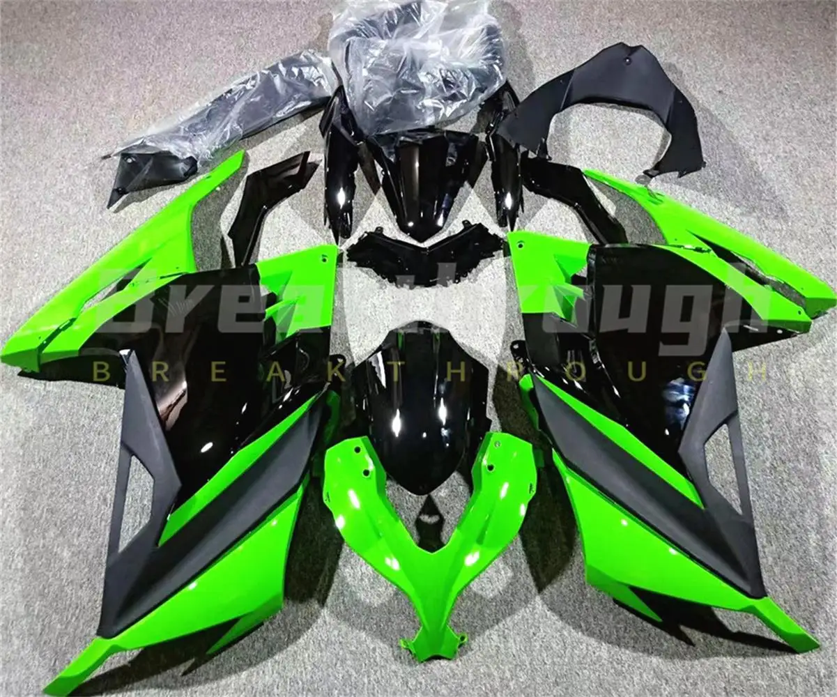 Suitable for Kawasaki Ninja 300 Ex300 2013 2014 2015 2016 High quality ABS injection molded black green body fairing kit
Suitable for Kawasaki Ninja 300 Ex300 2013 2014 2015 2016 High quality ABS injection molded black green body fairing kit
