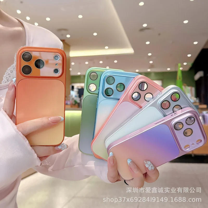 ApplicableiPhone17proMaxGlossy Full-Cover Gradient Phone Case for Apple16Orange Sea Anti-Fall Protective Case
ApplicableiPhone17proMaxGlossy Full-Cover Gradient Phone Case for Apple16Orange Sea Anti-Fall Protective Case