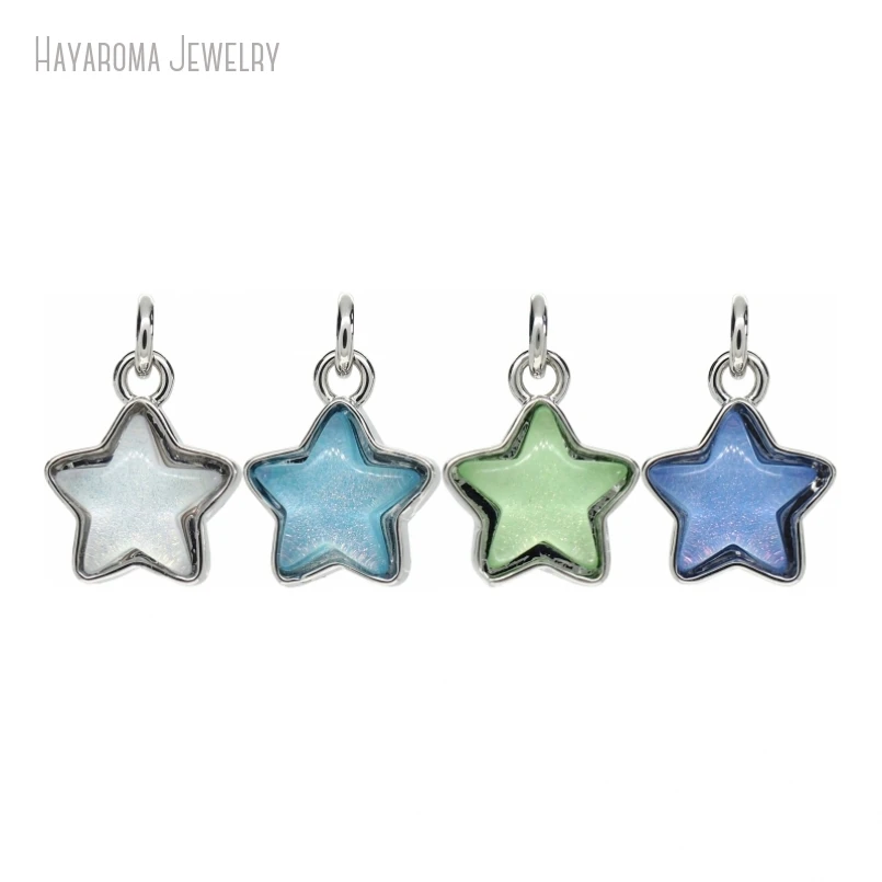 12Pcs Star Metal Glass Silver Color Wholesale Jewelry Copper Pendant Charms PM53752
12Pcs Star Metal Glass Silver Color Wholesale Jewelry Copper Pendant Charms PM53752