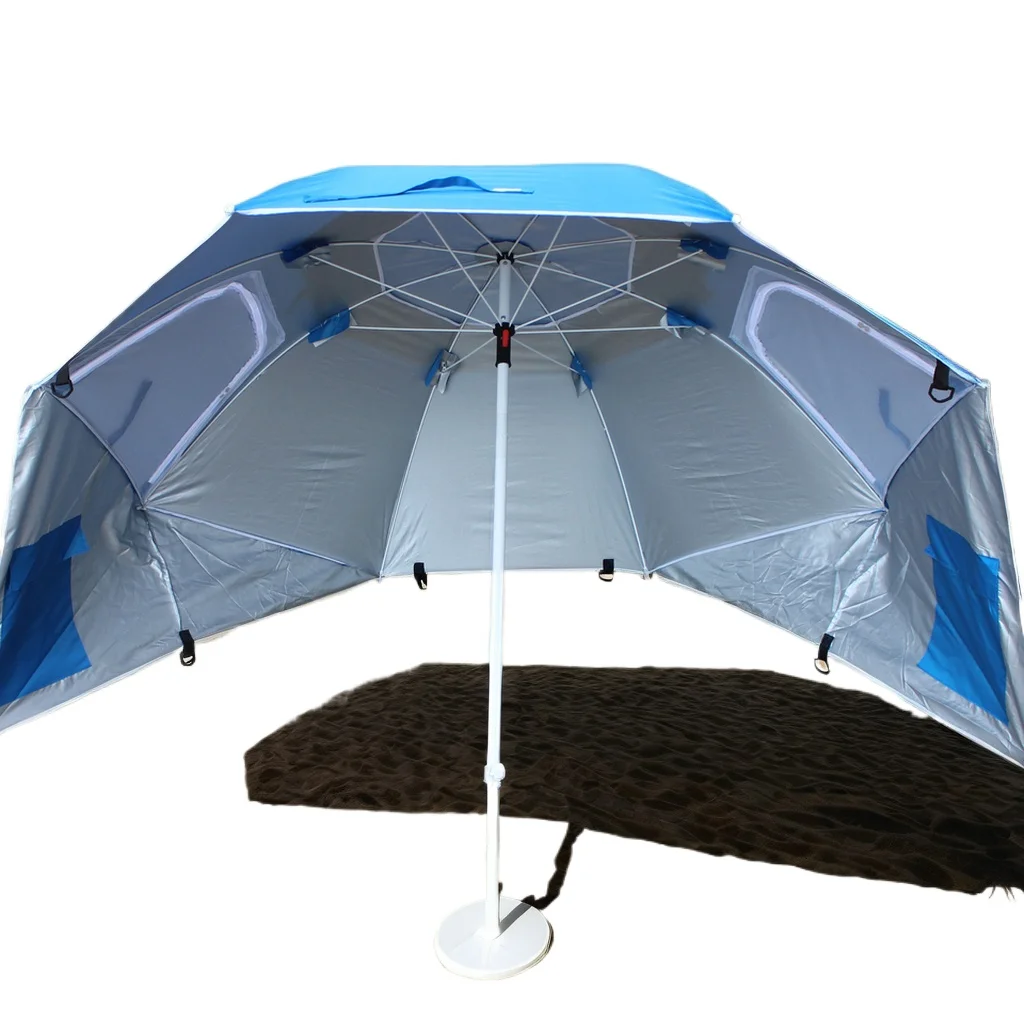 Modern Square Beach Umbrella Cabana Wind Valley Outdoor Furniture With Steel Frame For Beach Garden Park Exterior Shelter
Modern Square Beach Umbrella Cabana Wind Valley Outdoor Furniture With Steel Frame For Beach Garden Park Exterior Shelter