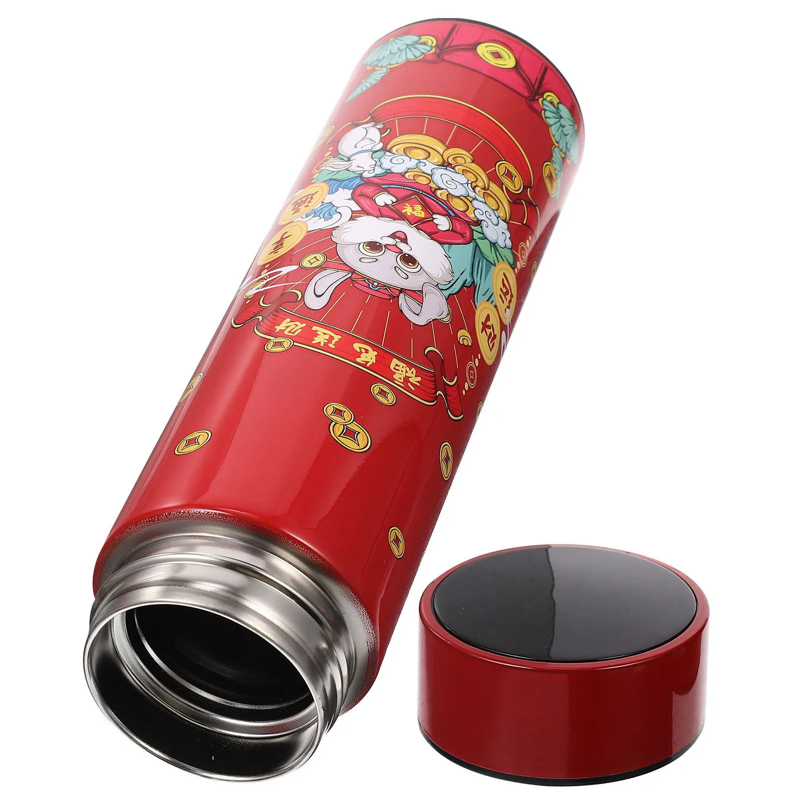 Stainless Steel Insulated Water Bottle Rabbit Design Gift Cup Leak Proof Temperature Indicator for Fitness Outdoor
Stainless Steel Insulated Water Bottle Rabbit Design Gift Cup Leak Proof Temperature Indicator for Fitness Outdoor