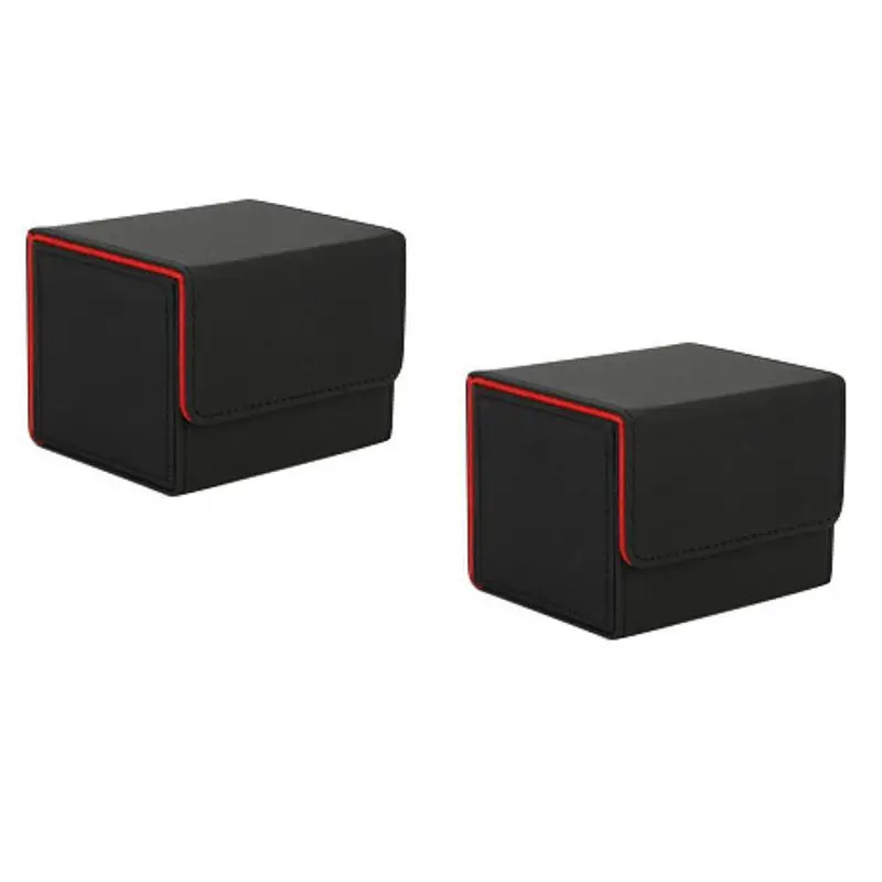 2X Card Box Side-Loading Card Box Deck Case For Mtg Yugioh Card Binder Holder 100+,Black Red-Y41A
2X Card Box Side-Loading Card Box Deck Case For Mtg Yugioh Card Binder Holder 100+,Black Red-Y41A